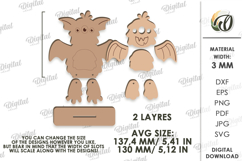Monster Shelf Sitter Laser Cut. Kids SVG Product Image 2