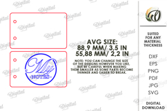 3D Mini Notepad Laser Cut. Pocket Notepad SVG Product Image 2