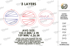 Welcome Round Sign Laser Cut. Wall Decor SVG Product Image 2