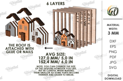 3D Family Home Decor Laser Cut. Stand Decor SVG Product Image 2