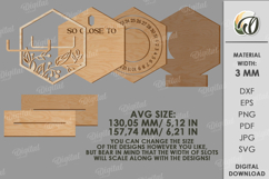 Interchangeable countdown Laser Cut. Home decor SVG Product Image 3