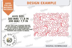 Wood Placemat Laser Cut. Home Decor. Wood Coasters SVG Product Image 2