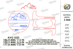 Family Round Sign Laser Cut. Home Decor SVG Product Image 2