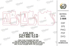 Personalized Cat Paw Print Photo Frame Laser Cut. Pet SVG Product Image 2