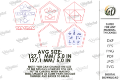 Transport Tangram Puzzle Box Laser Cut. Puzzle Box SVG Product Image 2