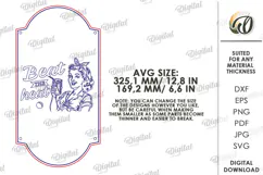Wall Mounted Beer Bottle Opener Laser Cut. Bar Decor SVG Product Image 2