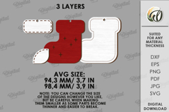 Christmas Ornament Laser Cut. Christmas Garland SVG Product Image 2