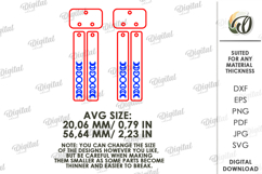 Dangle Earrings Laser Cut. Boho Dangle Earrings SVG Product Image 2