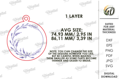 Wedding Dress Hanger Charm Laser Cut. Dress Hanger Tag SVG Product Image 2