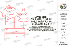 Christmas Stand Laser Cut. Christmas Decor SVG Product Image 2