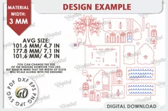 3D Valentine's House Laser Cut. Valentine Day Gifts SVG Product Image 3
