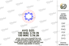 Crochet Basket Tray Base Laser Cut. Crochet Base SVG Product Image 2