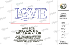 String Art Decor Laser Cut. Wall Decor. Love SVG Product Image 2