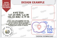 Love Message Note Holder Laser Cut. Love Sign SVG Product Image 2