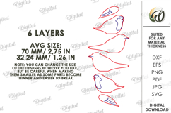 Decorative Bird Stand Laser Cut. Home Shelf Sitter Decor Product Image 2