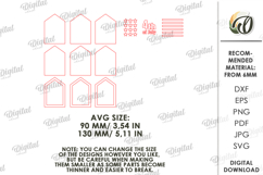 4th Of July House Laser Cut. Patriotic Stand Decor SVG Product Image 2