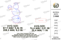 Triple Characters Stand Decor Lasercut. Sheep SVG Product Image 2