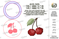 3D Embroidery Sign Laser Cut. Embroidery Pattern SVG Product Image 2