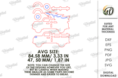 Christmas Farm Tiered Tray Lasercut. Christmas Decor SVG Product Image 2
