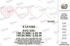 Valentine's Day Maze Laser Cut. Maze Game SVG Product Image 2