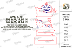 Halloween Character Shelf Sitter Laser Cut. Stand decor SVG Product Image 2