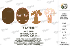 3D Drink Wall Decor Laser Cut. Kitchen Decor SVG Product Image 2