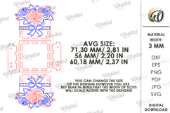 Happy Birthday Candle Holder Laser Cut. Candle Holder SVG Product Image 2