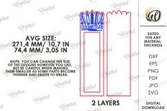 School Pencil Holder Laser Cut. Gift For School Kid SVG Product Image 2