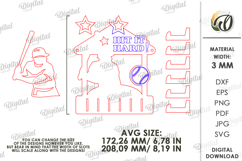 Medal Holder Laser Cut. Medal Display SVG Product Image 2