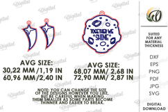 Personalized Family Keychain Laser Cut. Family Keychain SVG Product Image 2