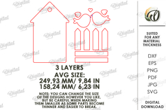 Rustic Cutting Board Laser Cut. Kitchen Chopping Board SVG Product Image 2