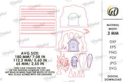 3D Layered Halloween Stand Laser Cut. Halloween Decor SVG Product Image 2