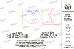 Mother's Day Photo Frame Laser Cut. Picture Frame SVG Product Image 2