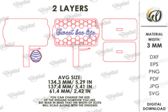 3D Bee Stand Laser Cut. Home Decor. Stand Decor SVG Product Image 2