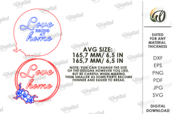 3D Home Decor Laser Cut. Round Sign. Wall Decor SVG Product Image 2