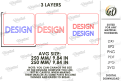 S’mores Station Tray Laser Cut. Serving Tray SVG Product Image 2