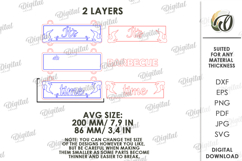 3D Summer Wall Decor Laser Cut. It's barbecue time SVG Product Image 2