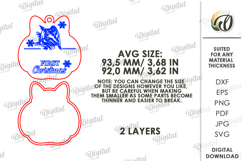 First Christmas Ornament Lasercut. Christmas Tree Decor SVG Product Image 2
