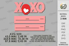Valentine’s Day Word Stand Laser Cut. Stand Decor SVG Product Image 2