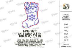 Christmas Hook Laser Cut. Wall Coat Hook. Stocking SVG Product Image 2