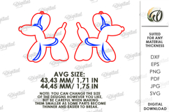 Valentine's Day Drop Earrings Laser Cut. Dangle Earrings SVG Product Image 2