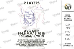 Farmhouse Kitchen Wall Decor Laser Cut. Wall Decor SVG Product Image 2