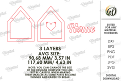 Home Stand Decor Laser Cut. Standing Decor SVG Product Image 2