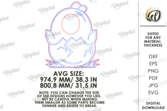 Easter Photo Booth Prop Laser cut. Easter SVG Product Image 2