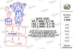 End of School Year Money Holder Laser Cut. Money Stand SVG Product Image 2