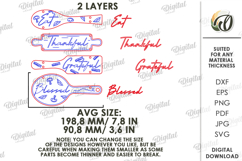 3D Rustic Wall Decor Laser Cut. Wall Hanger SVG Product Image 2