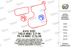 3D Christmas Pet Ornament Laser Cut. Christmas Decor SVG Product Image 2