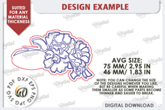 Wedding Place Card Laser Cut. Personalized Name Card SVG Product Image 2