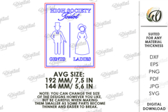 Restroom Sign Laser Cut. Bathroom Decor. Toilet Sign SVG Product Image 2