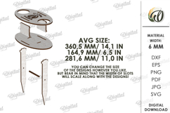 Portable Outdoor Table Laser Cut. Beer Holder Table SVG Product Image 2